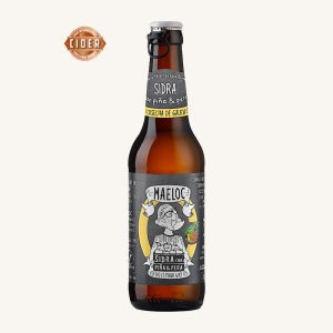 Maeloc cider with pineapple and pear bottle 33 cl