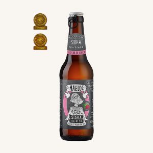 Maeloc cider with strawberry 33 cl bottle