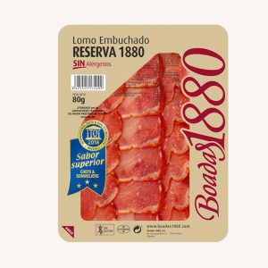 Boadas 1880 Lomo embuchado (cured loin) Reserva 1880, pre-sliced 80 gr