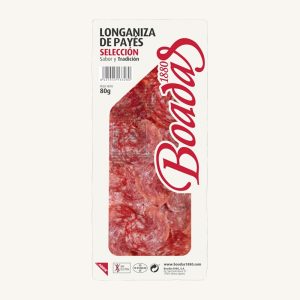 Boadas 1880 Longaniza de Payés (rustic), from Catalonia, pre-sliced 80 gr