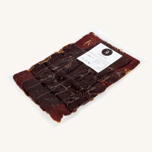Alfonso Sáez Cecina de toro (cecina of bull), from Teruel, Aragon, pre-sliced 150 gr