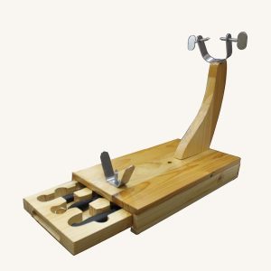 Fackelmann Ham holder (jamonero) model Eco + ham knife + honing steel (chaira) + pairing knife (puntilla), from Andalusia A
