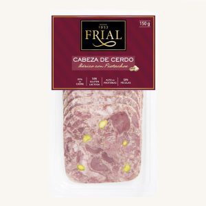 Frial Cabeza de cerdo Ibérico pig´s head with pistachios from Madrid pre sliced 150 gr B