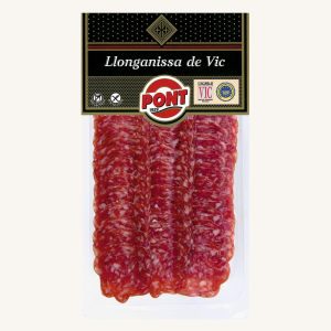 Pont Llonganissa de Vic (IGP), from Catalonia, pre-sliced 90 gr