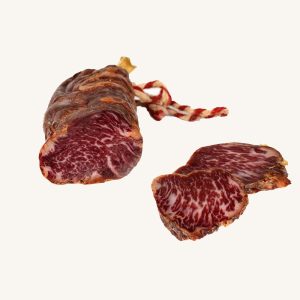 Señorío de Montanera Presa de Bellota 100% Ibérico (acorn-fed, cured), from Extremadura, piece approx. 375 gr