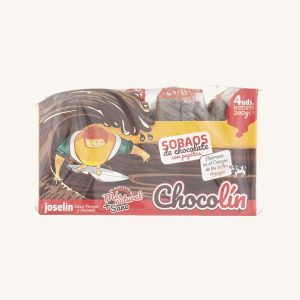 Chocolín - chocolate sobaos with chocolate chips, from Cantabria, 4 unit pack main