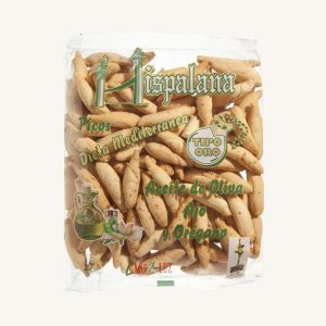 Hispalana Piquitos of olive oil, garlic and oregano (small breadsticks), from Seville, 210 gr