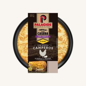 Palacios Spanish potato omelette with onion, homemade recipe, medium size 300 gr A