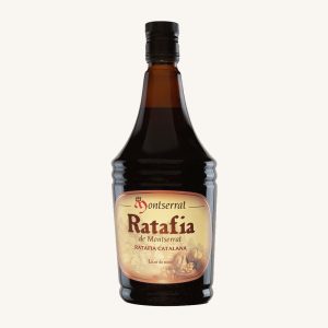 Ratafia de Montserrat walnut and herbs liqueur (licor de nous / nueces), IGP Catalan Ratafia, bottle 70 cl