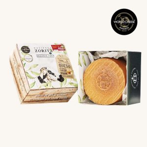 Hacienda Zorita Artisan Cured Dehesa Reserva cheese made from raw sheep's milk, from organic farm in Salamanca, small whole wheel 1kg