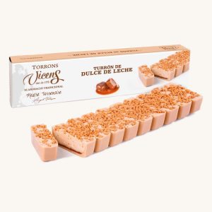 Torrons Vicens Dulce de Leche nougat (turrón : torró), case 300g