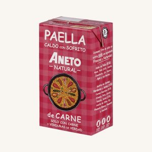 Aneto Cooking base for meat paella (caldo con sofrito para paella de carne), tetra brik 1 Litre