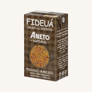 Aneto Cooking base for seafood fideuá (caldo con sofrito para Fideuá), tetra brik 1 litre