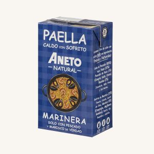 Cooking base for seafood paella (caldo con sofrito para paella marinera), tetra brik