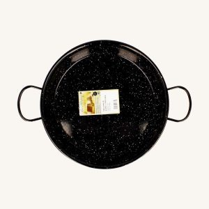 La Albufera 1890 Paellera (Paella pan), made of vitrified steel, 30 cm diameter, for 2-3 people