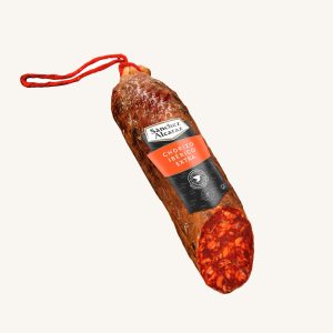 Sánchez Alcaraz Chorizo Ibérico extra, cular, from Extremadura, half-piece 600g