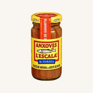 Anchovy fillets in olive oil, artisan, from Girona - Mediterranean Sea, small jar