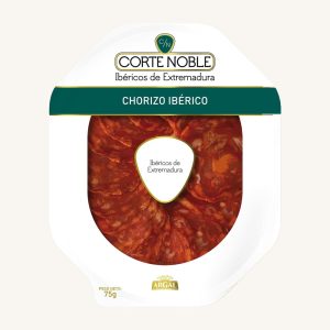 Chorizo 50% Ibérico de cebo de campo - from Extremadura, pre-sliced