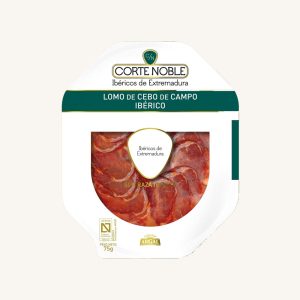 Lomo (cured loin) 50% Ibérico de cebo de campo - traditional from Extremadura, pre-sliced