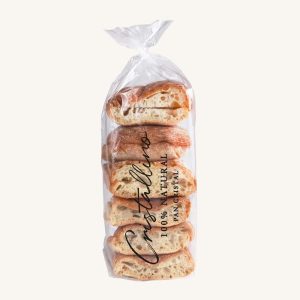 Crystal bread for tapas (pan de cristal), 12 slices