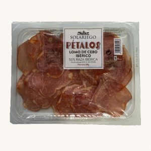 Pétalos (extra thin) - Lomo (loin) de cebo Ibérico (50%), pre-sliced