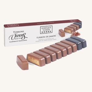 Torrons Vicens Spanish ham nougat (turrón de jamón), bar 300g