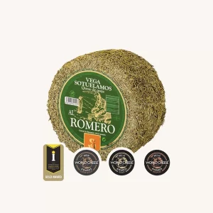 Vega Sotuelamos Aged sheep's cheese with rosemary (al romero), mini wheel 1kg