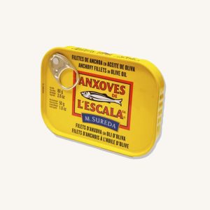 Anchovy fillets in olive oil, artisan, from Girona – Mediterranean Sea, medium can