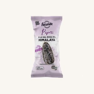 Himalayan pink salt sunflower seeds (Pipas a la sal rosa del Himalaya), bag