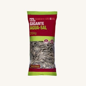 Aguasal toasted giant sunflower seeds (pipa gigante agua-sal), bag