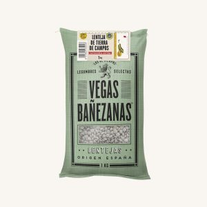Vegas Bañezanas Pardina lentils (Lenteja Pardina), IGP Tierra de Campos, cloth bag